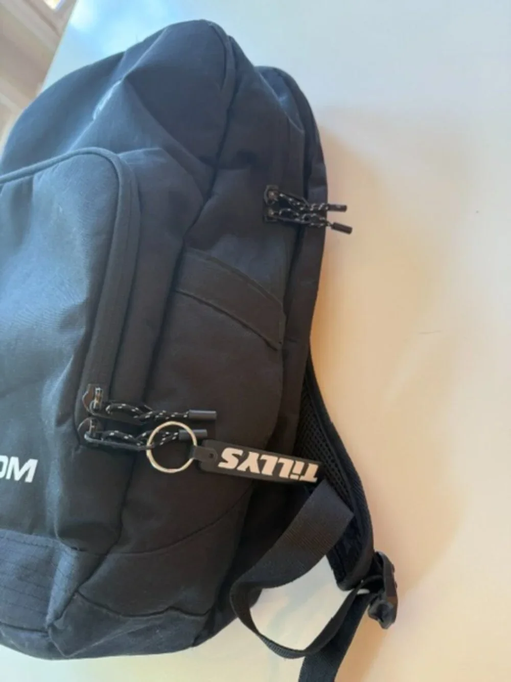Volcom Tracker Backpack Black Laptop School Travel Skate Backpack 22L